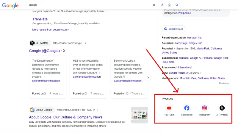 Include Links to Your Website & Social Media
