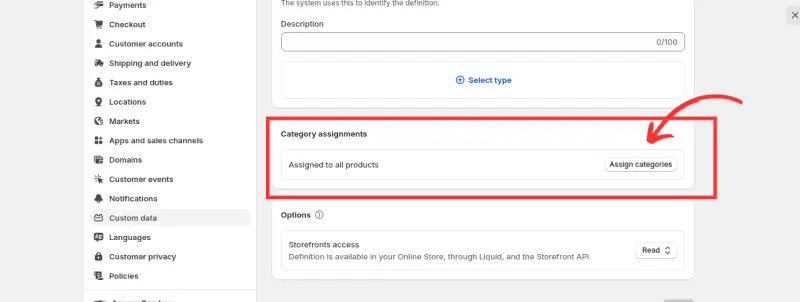 Custom Metafields for Product Categories
