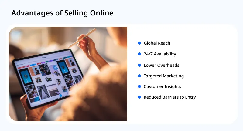 Benefits of Selling Online Benefits of Selling Online