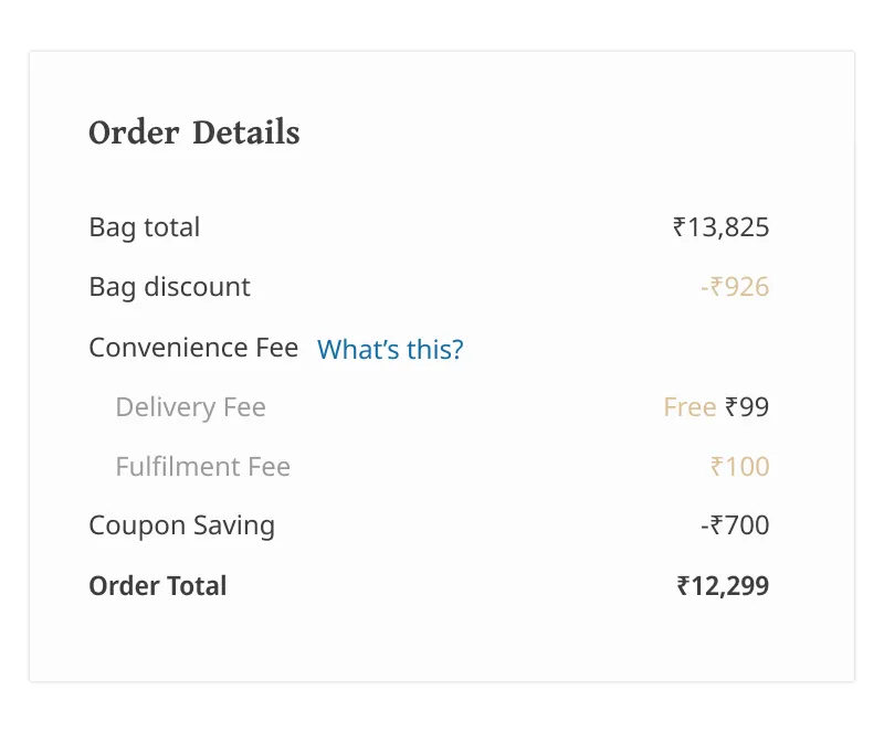 Remove Surprise Costs and Fees Remove Surprise Costs and Fees