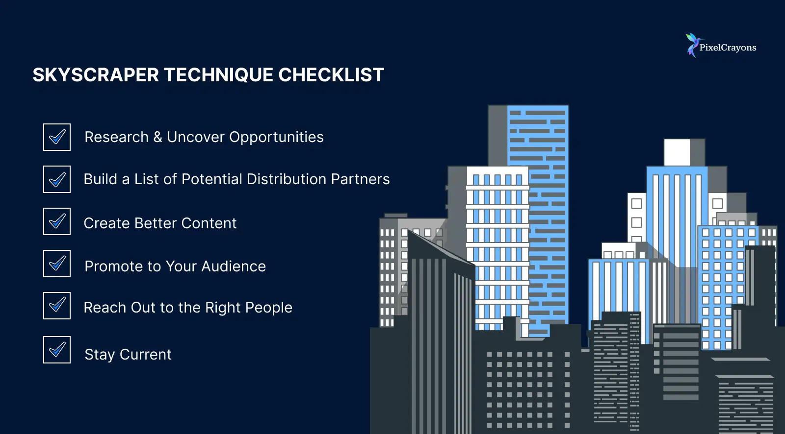 skyscaper technique checklist