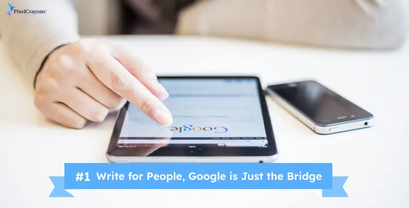 User first content writing