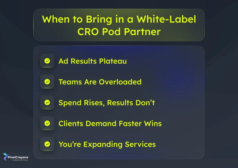 Bring in a White Label CRO White Label CRO Pod
